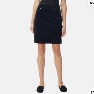 S.C. & Co. Ladies' Pull-On Corduroy Skirt - Black - Size 10